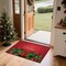 Edge Collections – Christmas Letter Welcome Front Doormat Indoor Outdoor Rugs – 1 Piece